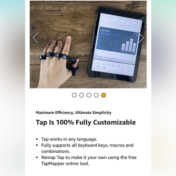 Tap Wearable Keyboard, Mouse & Air Gesture Controller - Picture 9 of 14